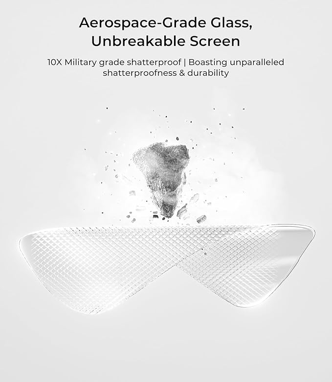 BENKS GlassWarrior HD Screen Protector for Samsung Galaxy S25 Ultra 9H+ Shatterproof [Military-Grade Protection] Superior Scratch Resistance Ultra HD Tempered Glass Screen Protector