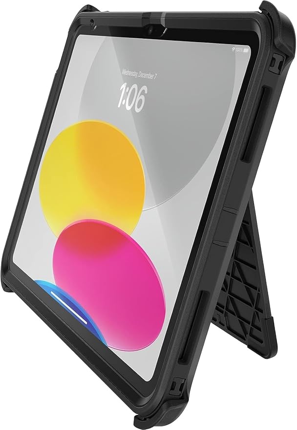 OtterBox Defender Series Case for iPad (A16) &amp iPad 10th Gen - Black Rugged Durable Multi-Layer Protection