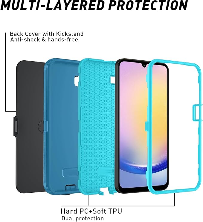 with Belt Clip-Lake Blue