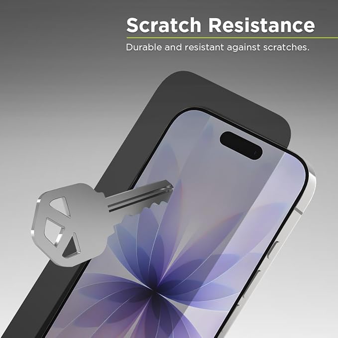PureGear Privacy Screen Protector for iPhone 17 (2025) 6.3 Full Edge-to-Edge Coverage Self Alignment Installation Tray Touch Sensitive Case Friendly Anti-Fingerprint Coating Lifetime Replacemen