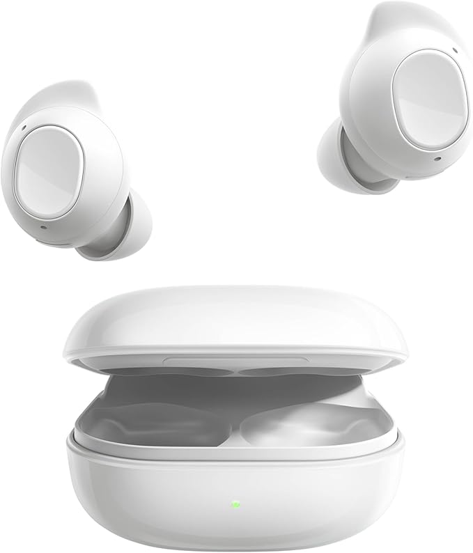 Samsung Galaxy Buds FE True Wireless Bluetooth Earbuds In-Ear Secure Fit Noise Cancelling Auto Switch Audio Touch Control Built-in Voice Assistant White [US Version 1Yr Manufacturer Warranty]