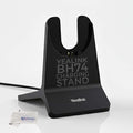 Yealink BH74 Charging Stand for BH74 &amp WH68 Hybrid Bluetooth Wireless Headsets – Fast Charger Dock with 1.2m USB-A Cable Compact Design for Desk Organization For Office &amp Hybrid Work with Cl