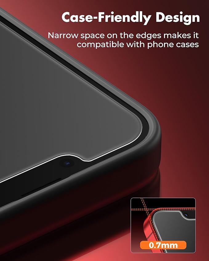 UNBREAKcable 4PCS Screen Protector for iPhone 14 Plus - 2 Privacy Tempered Glass+ 2 Clear Glass Double Shatterproof [Installation Frame] [9H Hardness] [Case Friendly] Anti-Scratch iPhone 6.7 inch