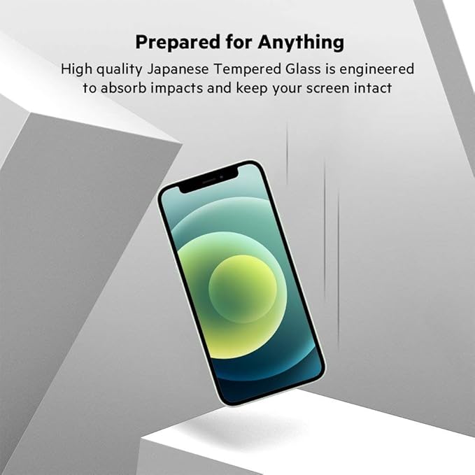 Belkin iPhone 12 Mini Screen Protector TemperedGlass Antimicrobial-Treated