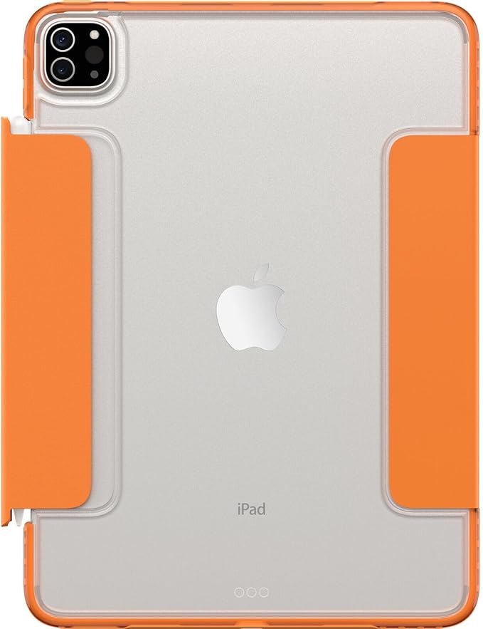 OtterBox - Symmetry 360 Elite Case for 11 iPad Pro 1st/2nd/3rd/4th/5th/6th Gen - Scratch-Resistant Tablet Case with Adjustable Folio and Apple Pencil Holder (Vitamin C)