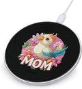 Cockatiel Mom Bird Parrot Wireless Charger Anti-Slip Wireless Charging Pad Slim Charger Mat for Men Women