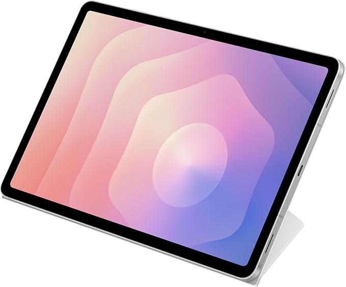 Samsung Galaxy Tab S11 Smart Book Cover Tablet Case Minimalist Style Slim and Sleek Foldable Stand US Version White