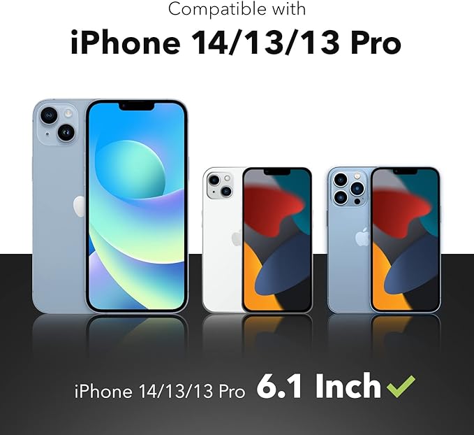 ZAGG InvisibleShield Fusion ECO Screen Protector for Apple iPhone 14 - Flexible Hybrid Protection Made with Plant-based Materials EZ Apply Install