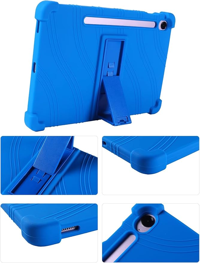 Case for Samsung Galaxy Tab S10 FE Plus/S10 FE+5G 13.1-Inch - Protective Cover with S Pen Holder &amp Multi-Angle Viewing Stand (Blue)