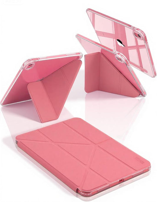 for iPad (A16) 11th/10th Generation Case(2025/2022) - Magnetic Detachable Portrait/Landscape Stand Cover with Hard Shell Back5 Standing AnglesAuto Wake/Sleep Slim &amp LightRed