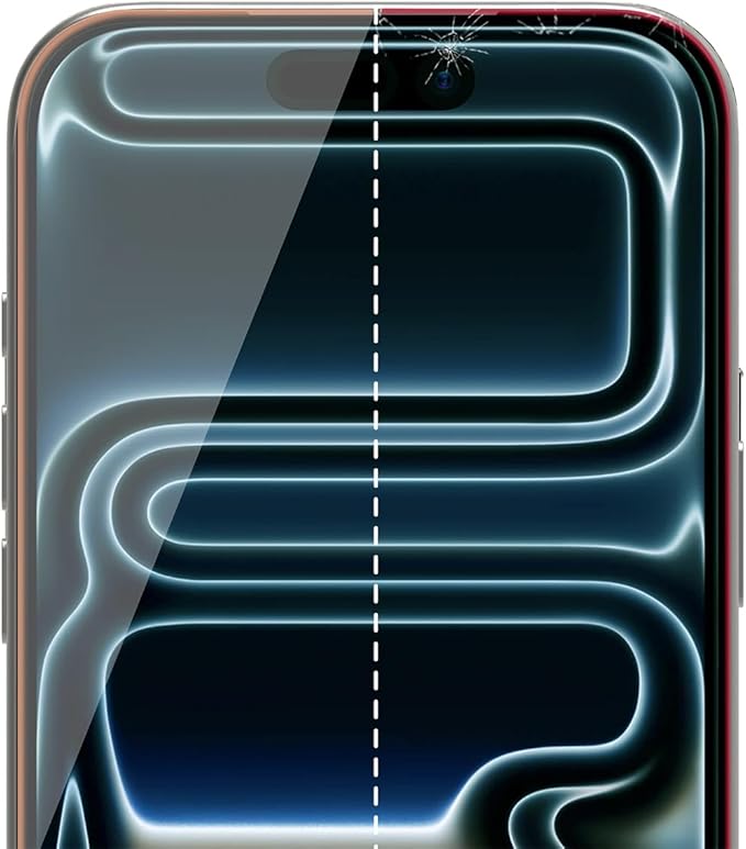ITSKINS HYBRID // GLASS Cell Phone Screen Protector with Eco-Friendly Alignment Tool Tempered Glass Screen Protector Easy Installation Scratch Resistant and Bubble Free - iPhone 17 Pro