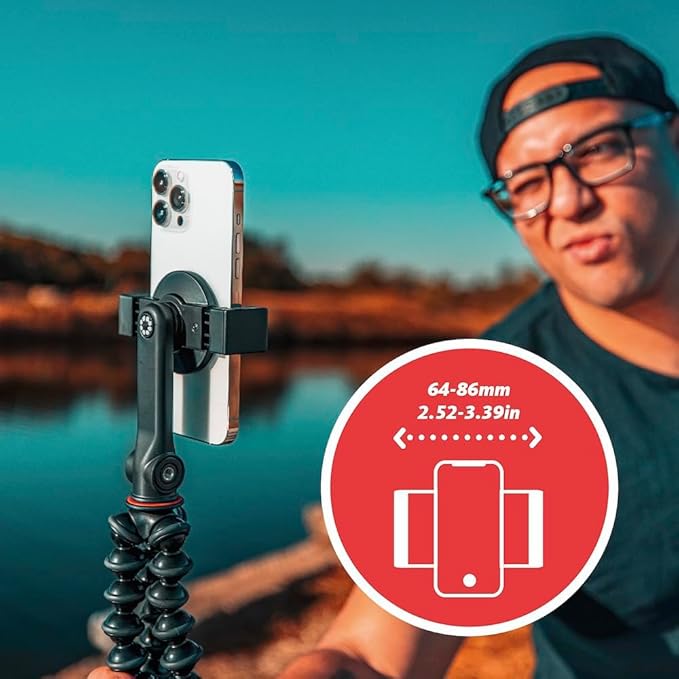 JOBY GripTight Mount for MagSafe Super Fast Phone Mount Mobile Phone Holder Desk Accessories Compatible with iPhone 12 13 and 14