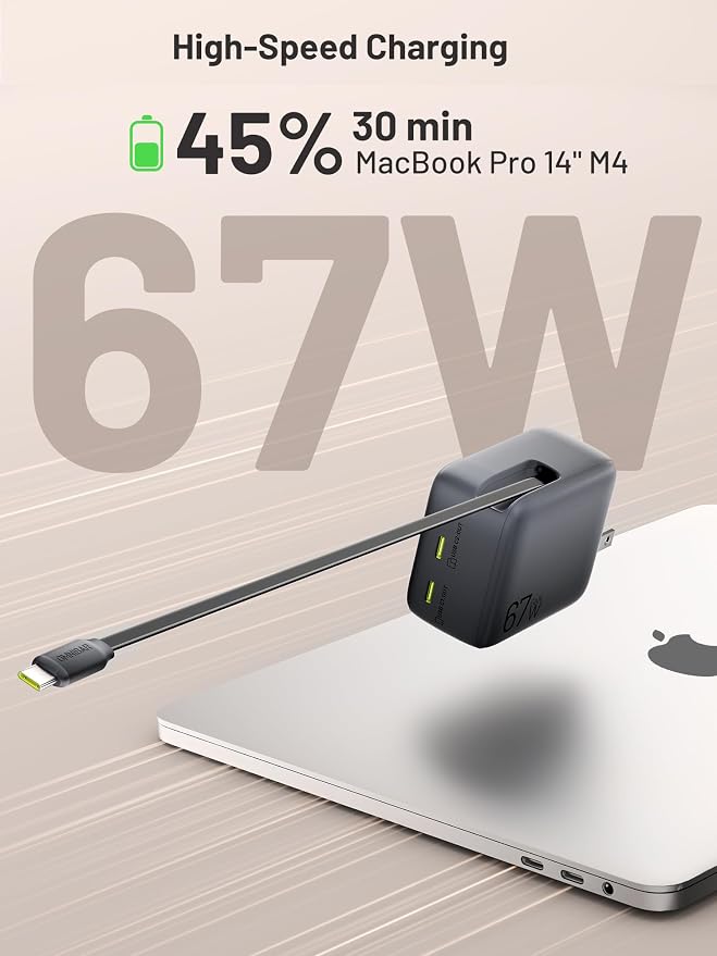 Black - 67W Single Cable