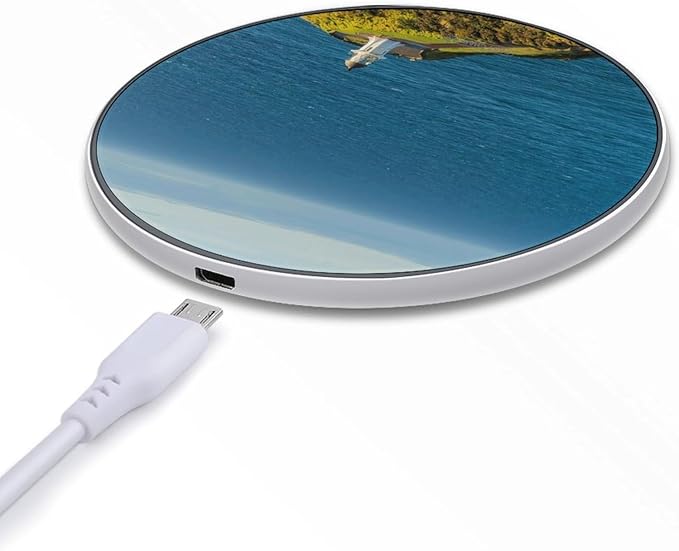 Cape Reinga Lighthouse New Zealands Phone Charger Magnetic Charging Pad Anti-Slip with USB Cable