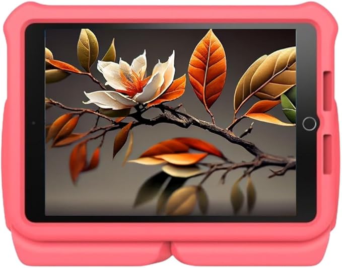 ZAGG Gear4 Orlando Case for iPad 10.2 9th 8th &amp 7th Generation - Kids Tablet Case Made with D3O Case for Kids Shockproof Stand Kids Case for iPad 9/8/7 Gen 10.2-Inch Coral Pink