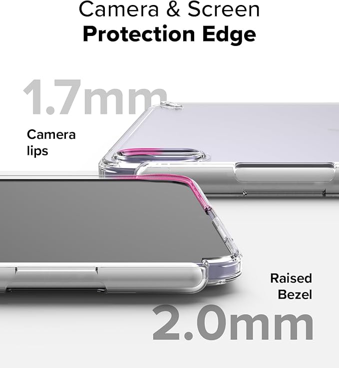 Ringke Fusion [Overcharge Prevention] Compatible with iPad mini 6 Case (6th Generation) and iPad mini A17 Pro Case Transparent Hard Back TPU Bumper Cover with Pen Holder - Clear
