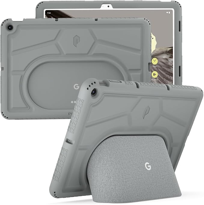 Poetic TurtleSkin Series for Google Pixel Tablet Case 11 inch (2023) Heavy Duty Shockproof Rugged Kids Friendly Drop Protection Silicone Cover Case Hazel
