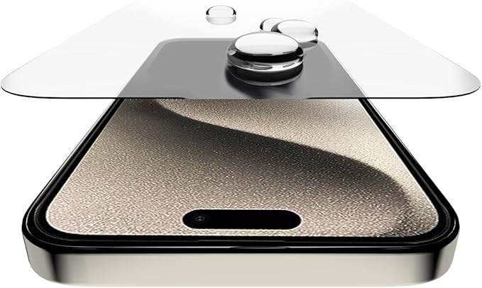ITSKINS HYBRID // GLASS Cell Phone Screen Protector with Eco-Friendly Alignment Tool Tempered Glass Screen Protector Easy Installation Scratch Resistant and Bubble Free - iPhone 16 Pro Max