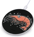 Cartoon Shrimp Phone Charger Magnetic Charging Pad Anti-Slip with USB Cable