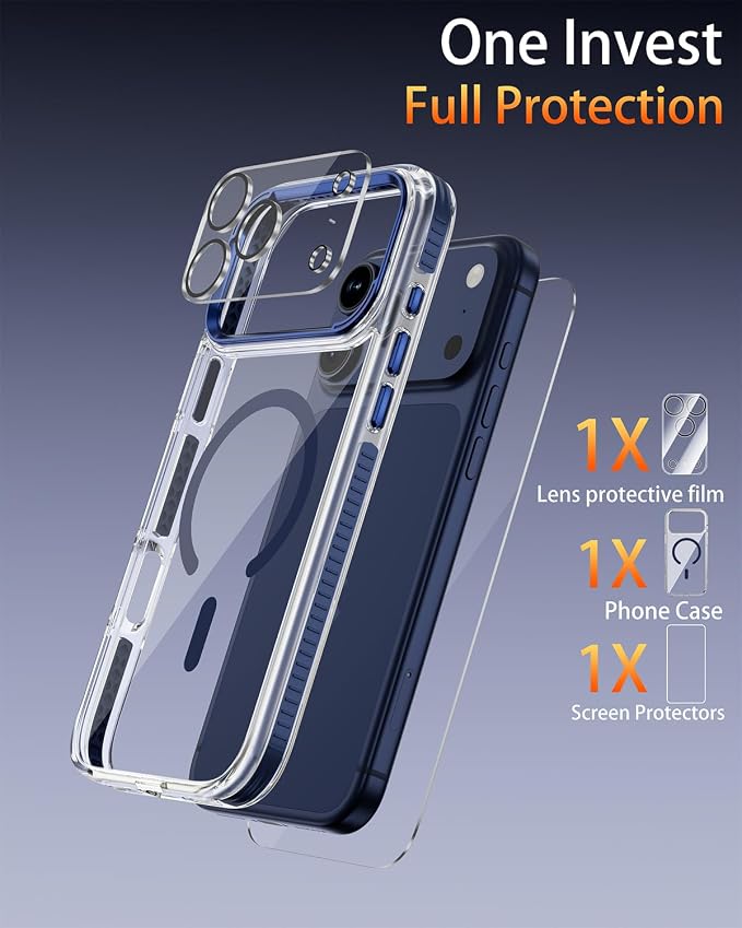 Clear Blue non-slip