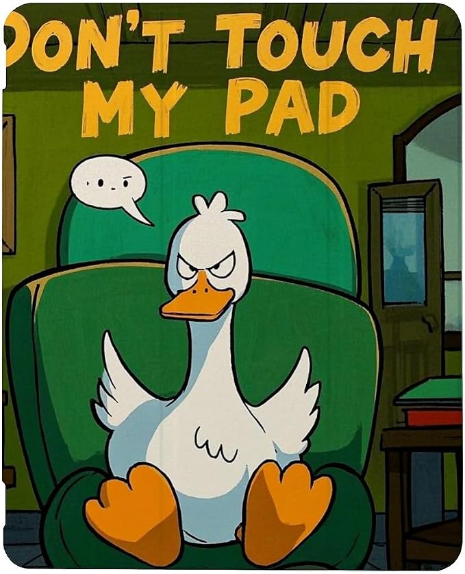 angry duck don't touch my pad