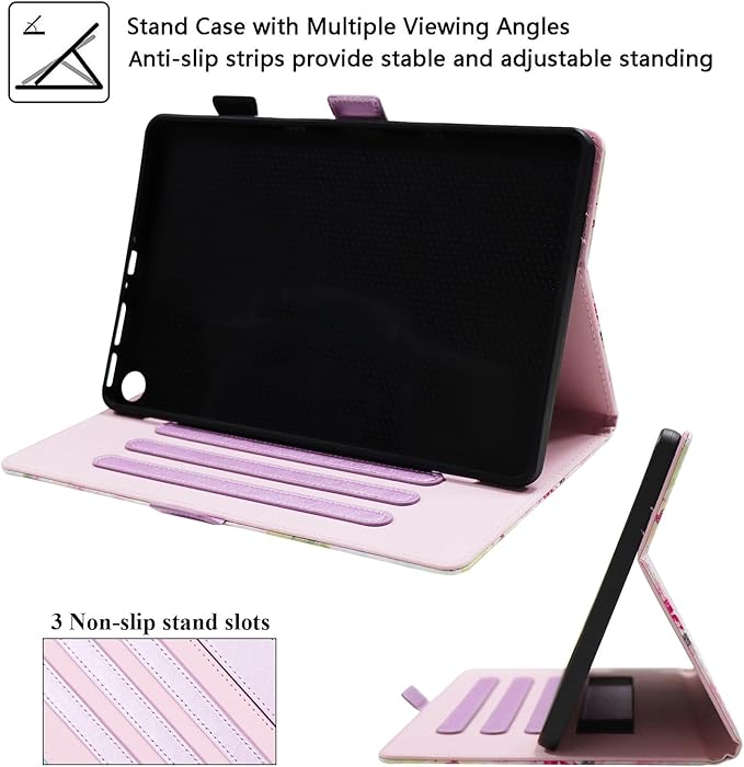 Case for Amazon Kindle Fire Max 11 Tablet (13th Generation 2023 Release) with Pencil Holder/Hand Wrist Strap Folio Stand Magnetic Smart PU Leather Cover [Auto Sleep Wake] White Cat Kitty