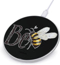 Hand-Drawn Bee Phone Charger Magnetic Charging Pad Anti-Slip with USB Cable