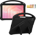 Kids Case for Samsung Galaxy Tab S11 Ultra 2025 14.6 Tablet Techcircle Light Weight Shock Proof EVA Foam Handle Rugged Stand Protective Case Black