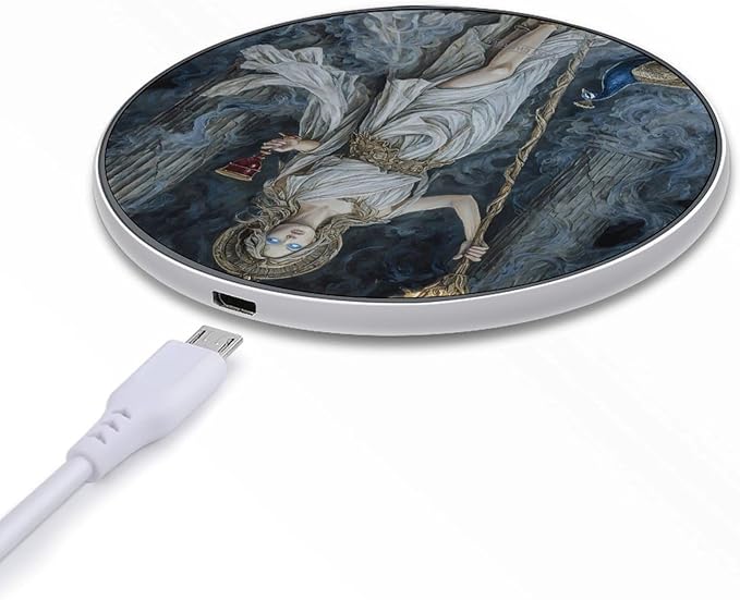 Greek Mythology Hecate Goddess Phone Charger Magnetic Charging Pad Anti-Slip with USB Cable