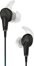 Bose QuietComfort 20 Acoustic Noise Cancelling Headphones Compatible with Apple Devices Black (Renewed)