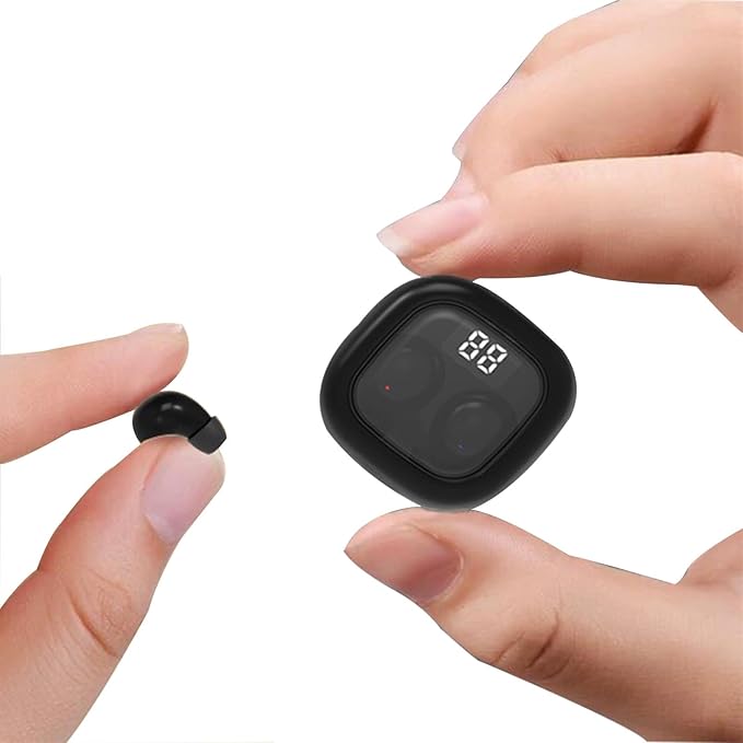 Ear Buds Invisible Mini Earbuds Wireless Bluetooth Smallest Low Profile Micro Tiny Discreet Hidden Earbuds for Work Small Headphones Sleep Wireless Earphone IPX5 Waterproof for Small Ear Canals