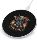 Firefighter Fireman Wireless Charger Anti-Slip Wireless Charging Pad Slim Charger Mat for Men Women