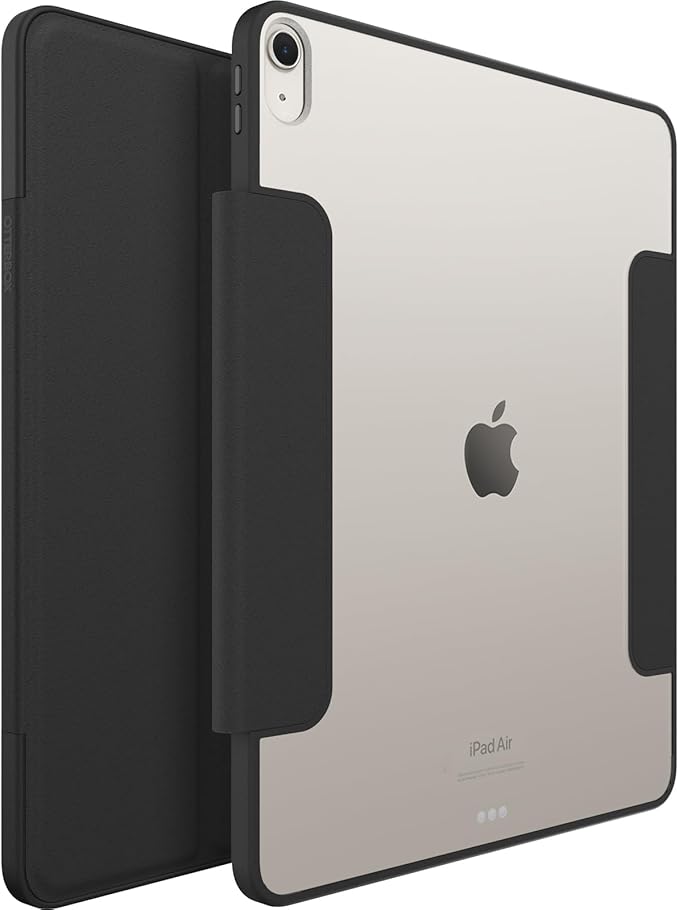 OtterBox Symmetry Series Folio for iPad Air 13-inch (M3) &amp (M2) - Starry Night (Clear/Black) Ultra-Sleek Design Multiple Viewing Positions Magnetic Sleep/Wake Cover