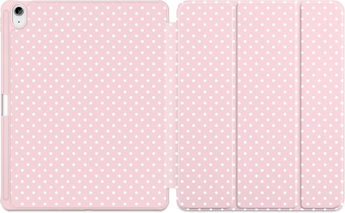 White Polka Dot & Pink