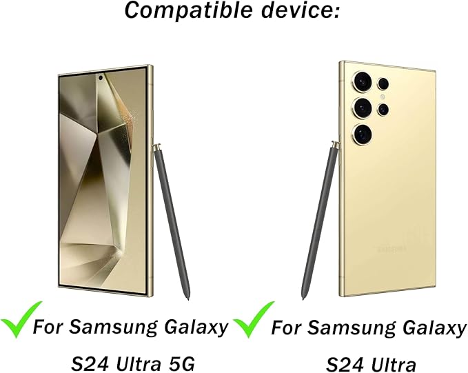 S24 Ultra S Pen for Samsung Galaxy S24 Ultra S Pen Replacement US Version EJ-PS928BYEGUS for Samsung Galaxy S24 Ultra Stylus Pen withBluetooth (Yellow Gold)