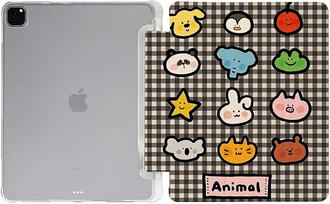 cute Animals on black stripes