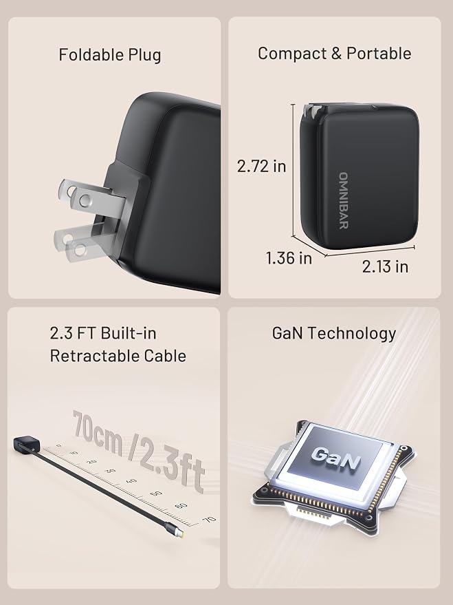 Black - 45W Single Cable