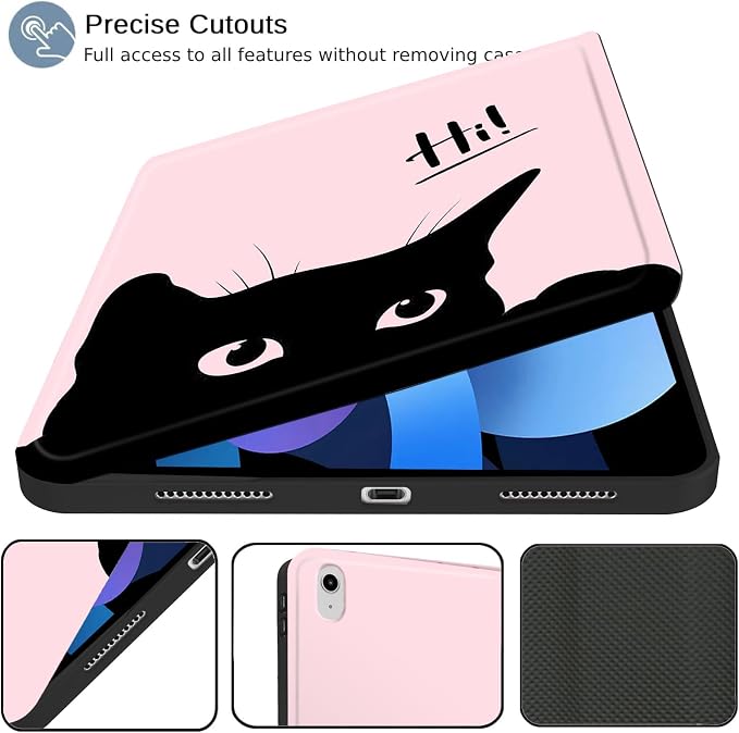Pink- Black Cat Small