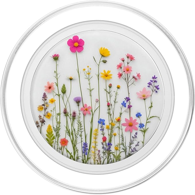 Mixed Flower Bouquet Floral Pattern PopSockets PopGrip for MagSafe