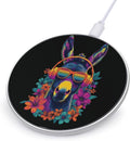 Donkey Rainbow Sunglasses Flower Phone Charger Magnetic Charging Pad Anti-Slip with USB Cable