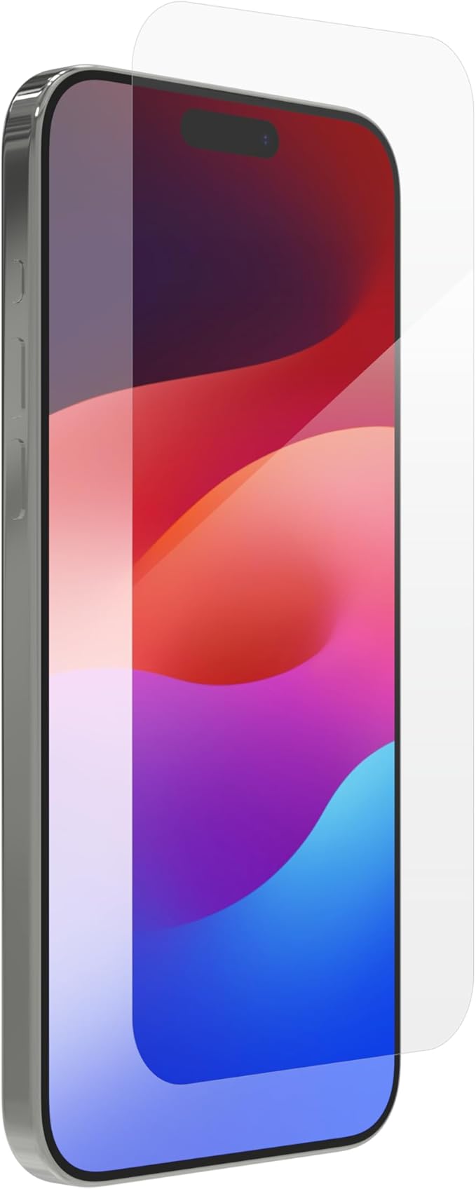 ZAGG Glass+ Screen Protector for iPhone 15 Pro Max - 3X Stronger with Reinforced Edges Scratch &amp Smudge-Resistant Surface InvisibleShield Easy to Install