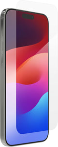 ZAGG Glass+ Screen Protector for iPhone 15 Pro Max - 3X Stronger with Reinforced Edges Scratch &amp Smudge-Resistant Surface InvisibleShield Easy to Install