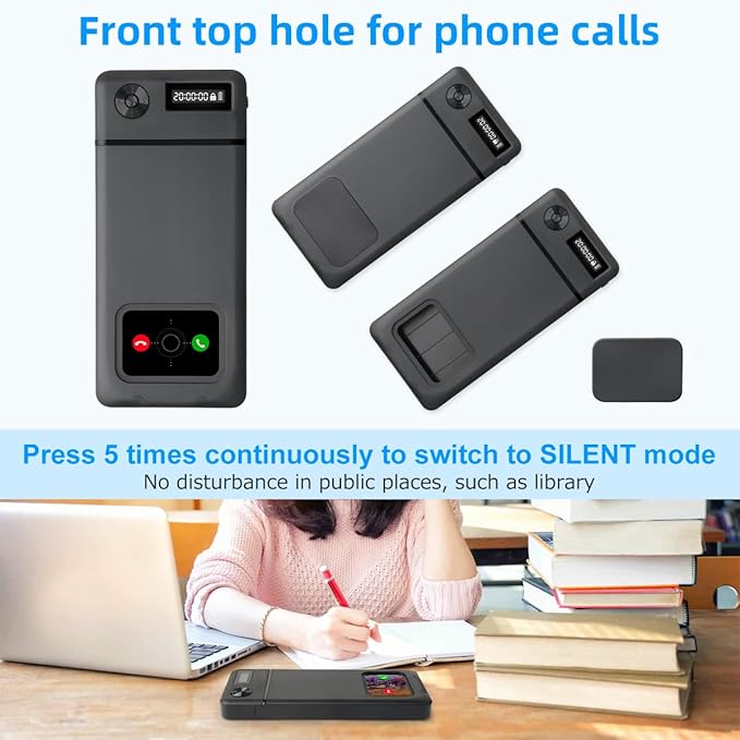 Phone Lock Box with TimerPhone Lock Box90 Days of Continuous UseQuiet Mode2 Charging PortsExcessive GamesMobile Phone Addiction