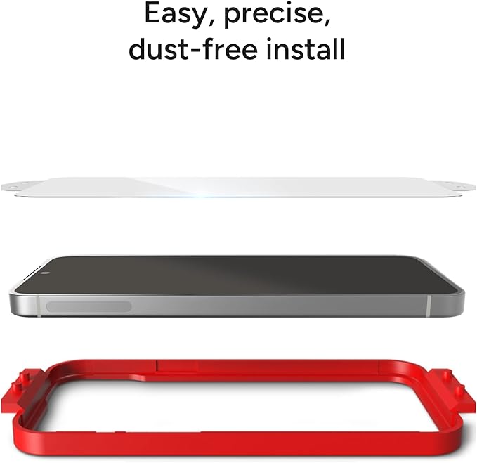 ZAGG Glass Elite Samsung Galaxy S25 Ultra Screen Protector – Ultra-Strong Tempered Glass Scratch-Resistant EZ Apply Installation InvisibleShield Made with Recycled Materials