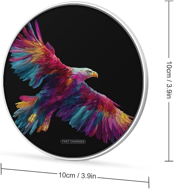 Colorful Eagle1 in Flight Phone Charger Magnetic Charging Pad Anti-Slip with USB Cable