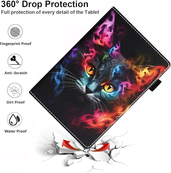 Colorful Cat Face