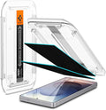Spigen Tempered Glass Screen Protector [GlasTR EZ FIT - Privacy] Designed for Galaxy S25 Ultra [Case Friendly] - 2 Pack