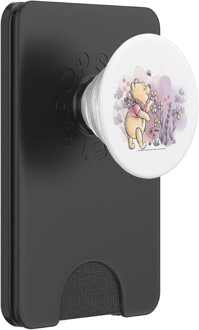 Winnie The Pooh - Smell The Flowers PopSockets PopWallet for MagSafe