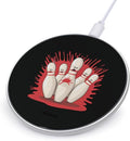 Bowling Pins Funny Sport Wireless Charger Anti-Slip Wireless Charging Pad Slim Charger Mat for Men Women