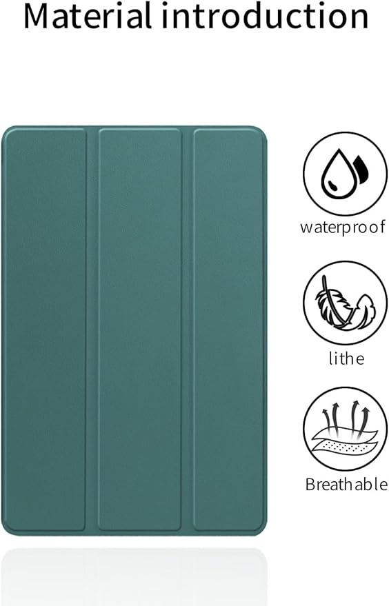 for Samsung Galaxy Tab S11 Ultra (SM-X936B) 2025 Android 14.6 Inch Tablet CaseBOVUGAC Tri-fold Tablet Case Cover for Galaxy Tab S11 Ultra 14.6Full Protection Premium PU Scratch Resistant.(Green)